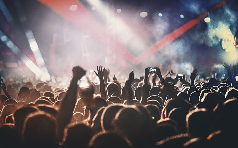 Crowd at a concert