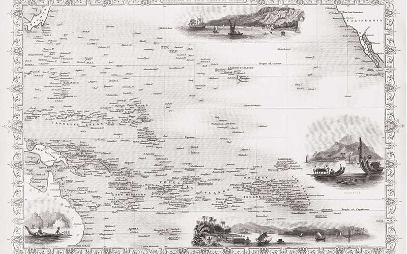 Polynesia Map Alamy