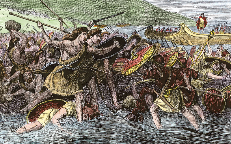 Romans invasion of the Brit Isles Alarmy