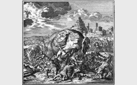 angels and elephants of ptolemy philopator.CREDIT-alamy