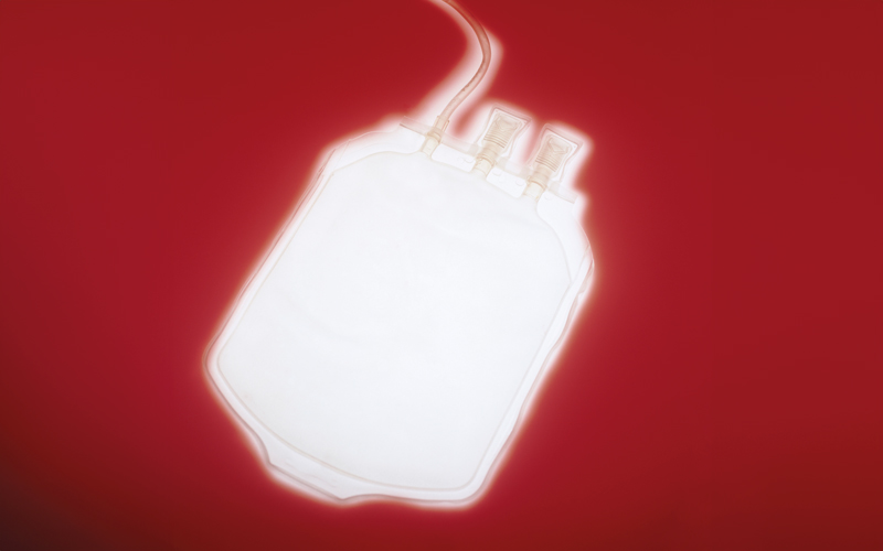 empty blood bag - credit_science-photolibrary