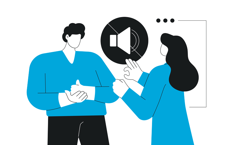 deaf illustration - CREDIT-shutterstock-2391161861